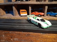 AFX/TOMY Jaguar XJR-7 #44 White/Green Slot Car