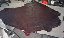 Oxblood Red Full Leather Hide