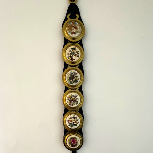 Vintage horse brass martingale - horse,