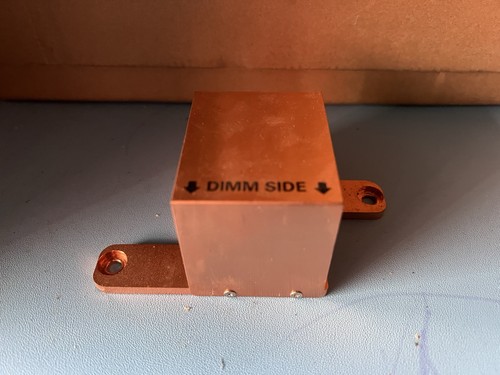 Copper cpu heatsink for sun - cpu,