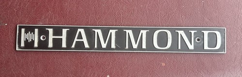 Hammond organ name badge - organ,