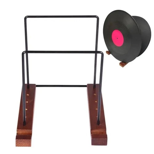 Wooden vinyl record - wooden, storage