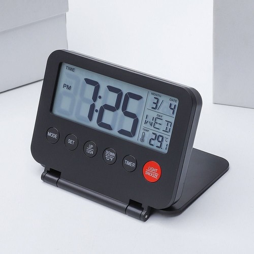 Lcd mini travel clock - travel, fold
