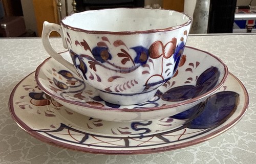 Vintage trio cup saucer - vintage,