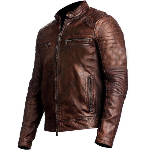 Mens biker vintage distressed - mens,