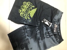 MMA shorts size 28 XS Black