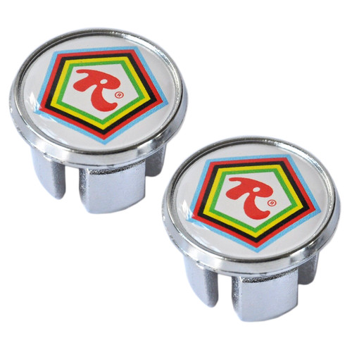 Rossin chrome handlebar - handlebar, caps