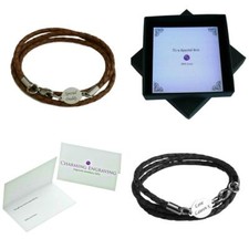 Engraved Bracelet, Leather