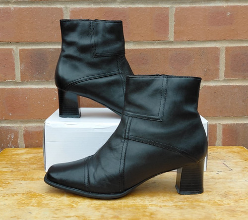 Clarks black leather ankle - clarks,