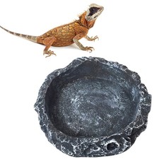  Lizard Tank Accessories Synthetic Resin Small Round Basin Reptile Special