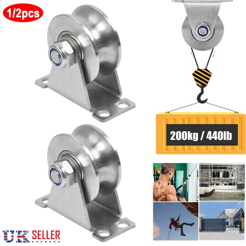 Groove wheel pulley stainless - groove,