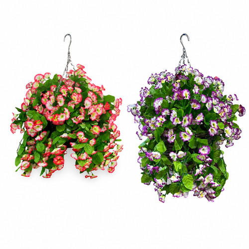 Hanging basket artificial - basket,