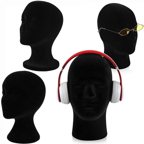 Black mannequin head stable - mannequin,