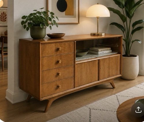 Vintage teak sideboard - teak,