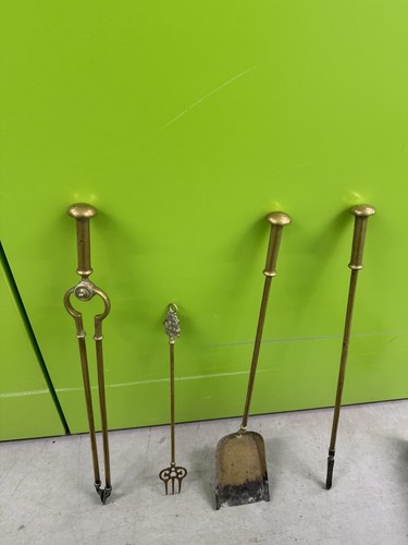 Victorian pierced brass fender - victorian,