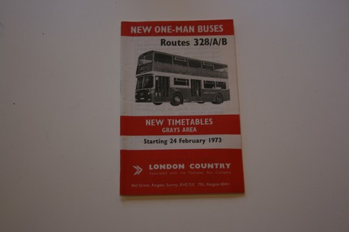 London county timetable - timetable, new