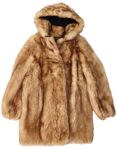 Vintage womens hooded faux - vintage,
