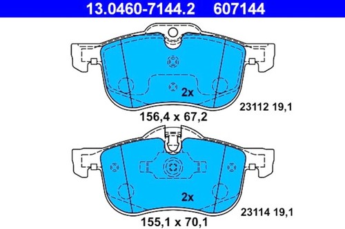 Ate disc brake pad - ate,