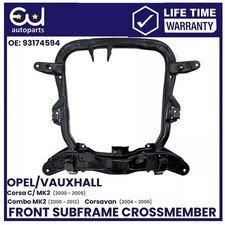 FRONT SUBFRAME CROSSMEMBER FOR OPEL VAUXHALL MERIVA A TIGRA EXCLUDING DPF