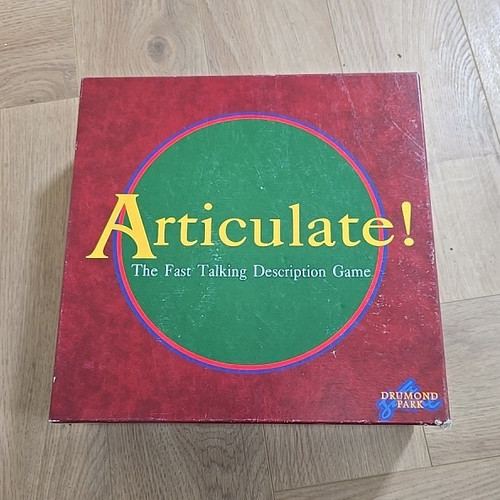 Drumond park articulate - park, articulate!