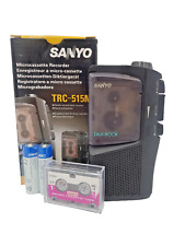 Sanyo TRC-515M MicroCassette Talk Book Voice Recorder Dictaphone Dictation - NEW