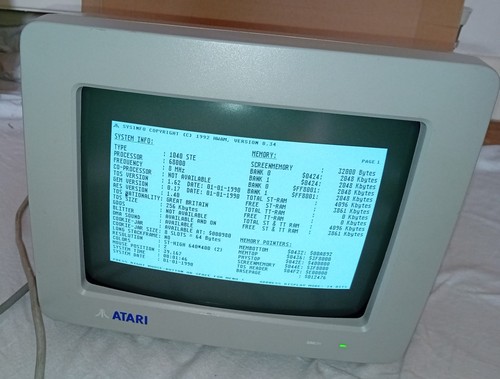 Atari 520 1040 ste computer - st,