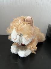 Keel Toys Tabitha Ginger Cat Soft Plush Toy With Red Collar