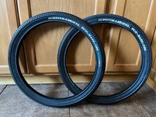 Rare 90s HOFFMAN SKID MARK 120psi 20x1.95 TIRES 20" Set Mid School BMX 1999 SD-4