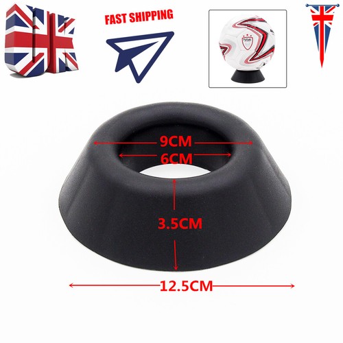 Black plastic ball holder - black,