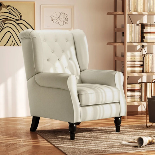 Accent armchair retro tufted - retro,