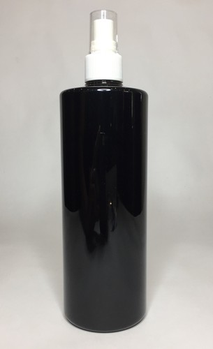 500ml black cylindrical - 500ml, pet