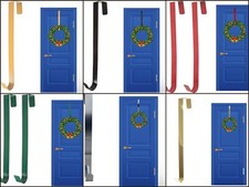 Christmas Wreath Hanger Metal Holder Door Hook Xmas Hanging Ornament Decoration