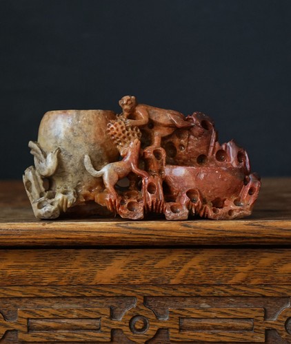 Vintage chinese soapstone - vintage,