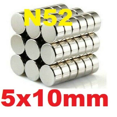 Magnets 10x5 neodymium disc - mm,