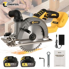 165mm Cordless Circular Saw Brushles Electric Wood Cutter +2 Battery For Makita