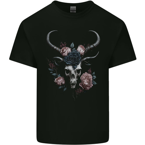 Gothic goat skull with - a,