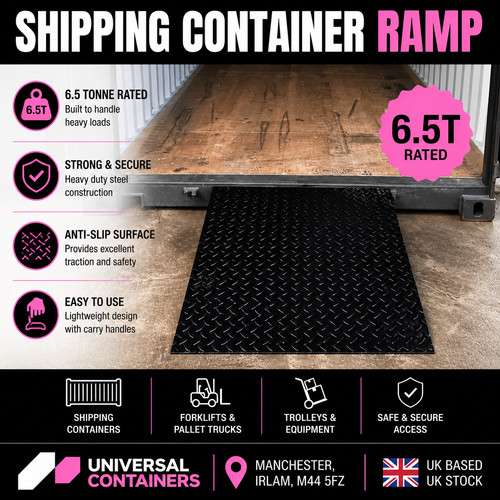 Shipping container ramp - shipping,