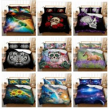 Skulls Animals Duvet Quilt