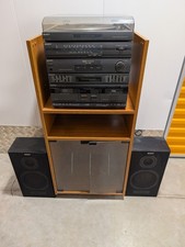 Sony XO-D10 Vintage Hifi System In Original Cabinet, Complete With Speakers