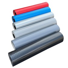 Heavy Duty Checker PVC Vinyl Flooring Matting Garage Work Gym Van 3.2mm Thick