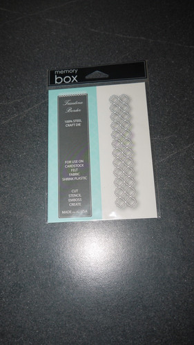 Memory box die - cardmaking, rare