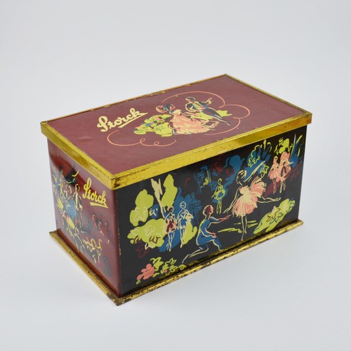 Storck vintage tin box dance - tin,