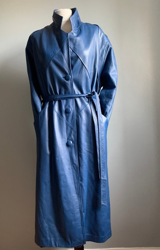 Vintage leather trench - trench, coat