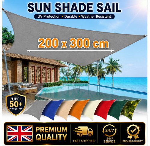 Sun shade sail 3x5m - sun,
