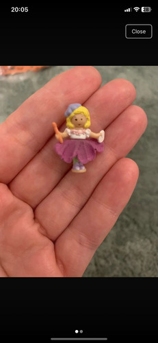 Vintage polly pocket - pocket, figure