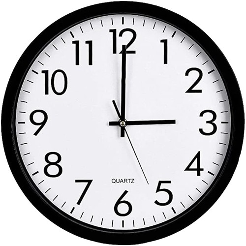 Quartz basic wall clock round - basic,