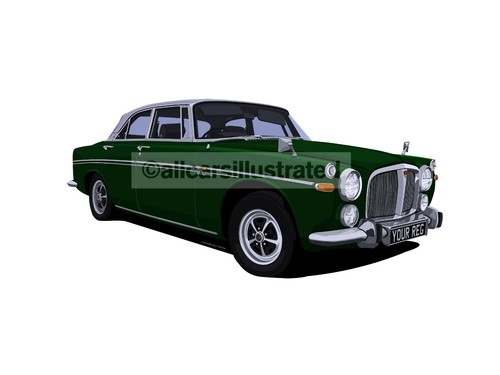 Rover p5b coupe - rover, print