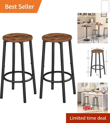 Set industrial bar stools - of, 2