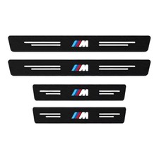 BMW Door Sill Protectors 4PCS Carbon Fibre Effect Anti Scratch Entry Guard Set