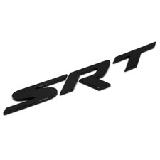 For 15-18 Jeep Grand Cherokee Black SRT Emblem Nameplate Badge Mopar